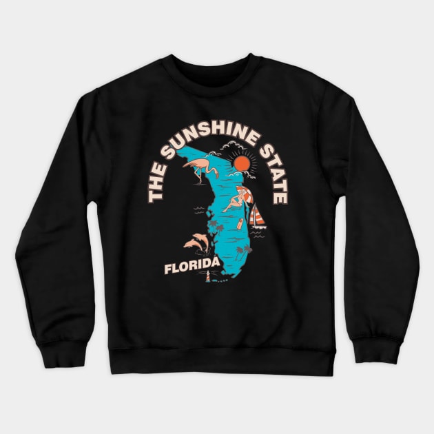 The Sunshine State Crewneck Sweatshirt by StreetWearz